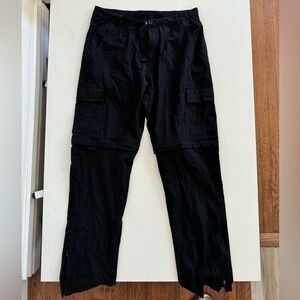 Rugged Exposure Cargo Belted Convertible Hiking Fishing Pants Men 34x32